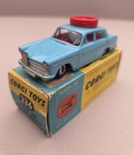 Vintage 60s Corgi 236 -Austin A60-Driving School car  Steering  original box 