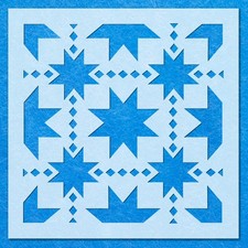 Modern Star Repeat Pattern