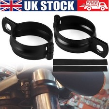 2X 37-50mm Motorcycle Front Fork Bar Tube Clamp Turn Signal Mount Bracket Holder