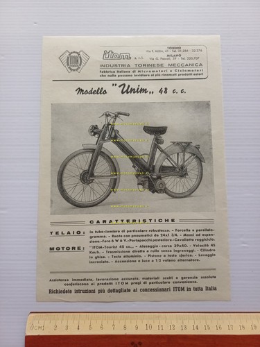 Itom unim roll 1953 - itom,