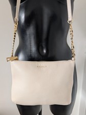 Modalu Cream Leather Crossbody