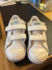 Unisex Children Adidas White Trainers Size UK 9K