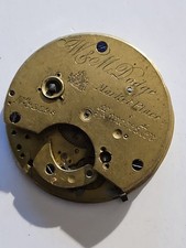 Antique brass pocket watch - brass,