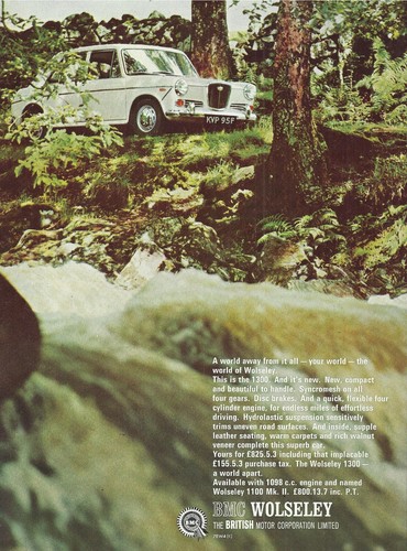 Wolseley 1300 original - wolseley, 1968