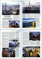 Day Trip Charter Boat Angling - Sea Techniques - The Art Of Fishing 2 Pages