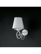 Wall lamp in wrought iron