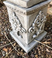 Solid Square stone plinth
