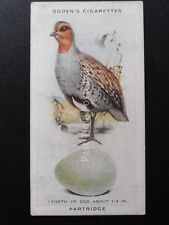 No.26 PARTRIDGE  - British Birds & Their Eggs by Ogdens Ltd 1939