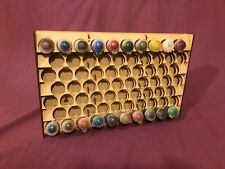 CTDL70 Hobby Paint rack for Games Workshop Citadel paints. 70 pot wall mountable