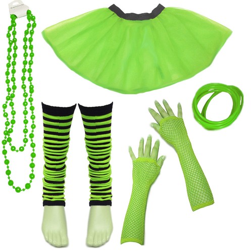 Neon tutu skirt leg - neon,