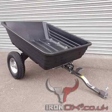 QUAD BIKE TIPPING TRAILER | ATV DUMP CART | EQUESTRIAN DUMP CART | FARM TRAILER