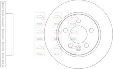 2 X APEC BLUE REAR AXLE BRAKE