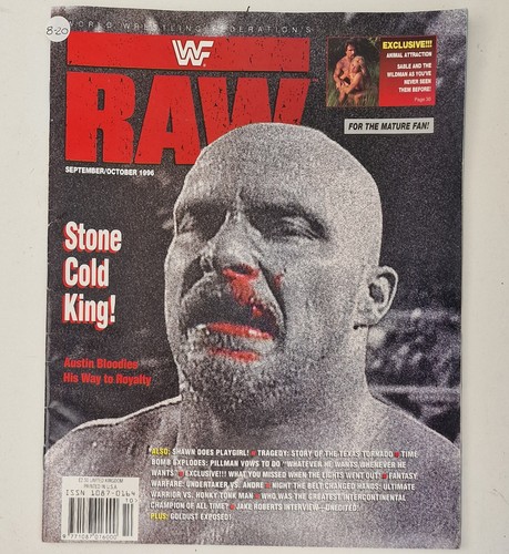 Wwf raw magazine sept - sept, oct