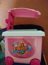 SOKA®  Ice Cream Trolley Shop Cart Toy for Children Pretend Play Food