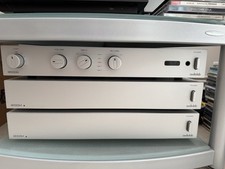 Audiolab 800Q Pre-Amp & Pair Of 8000M Mono Blocs, Including Audiolab DC Blocks