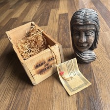 Vintage Hand Carved Stone