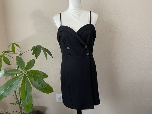 Topshop black dress - black,