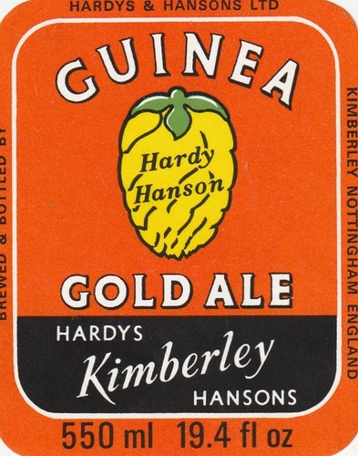 Beer bottle label hardys - beer,