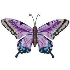 Medium Metal Pink Butterfly