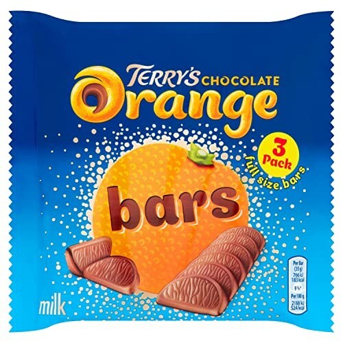 Terry chocolate orange bars - orange,