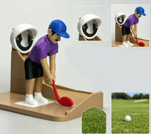 Golf ball themed - ball, bottle