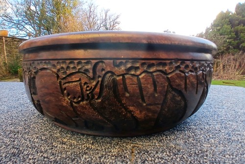 Large hand carved african - hand,
