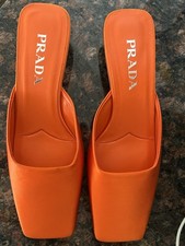 PRADA Modellerie Satin Mules