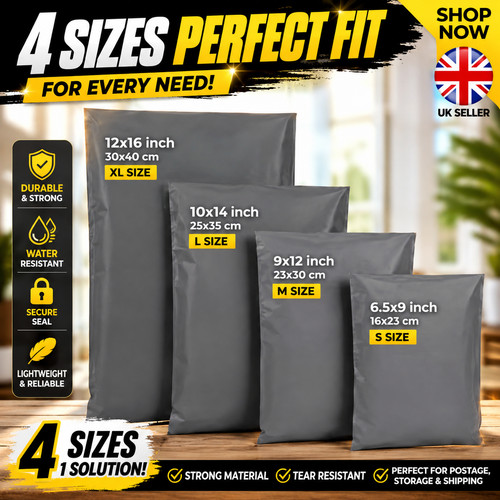 Mailing bags grey strong - mailing,