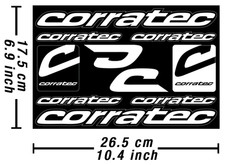 Corratec stickers bicycle