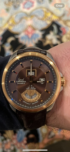 Tag heuer grand carrera - grand, brown
