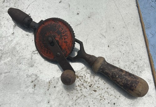 Stanley old drill - drill, handle/
