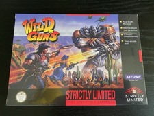 Wild Guns Super Nintendo SNES USA NTSC Brand New Sealed Strictly Limited Rare