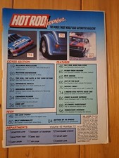 Vtg Hot Rod Magazine 11/1991