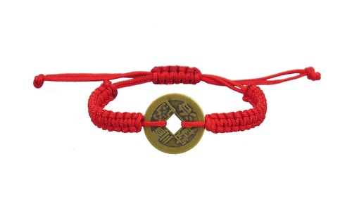 Lucky chinese coin red - lucky,