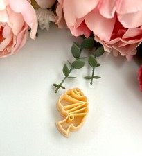 Woman profile 3 clay cutters|
