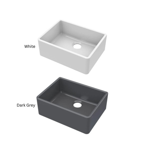 Single bowl fireclay - single,