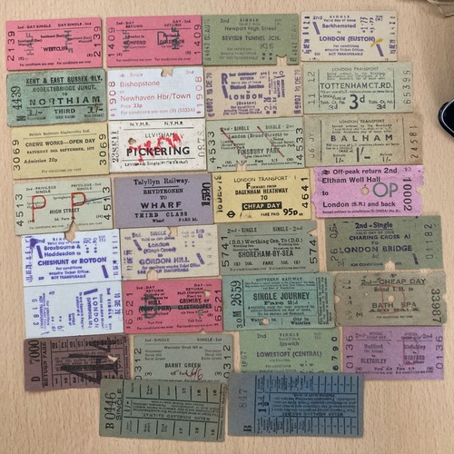Railway ticket s - x., railway.