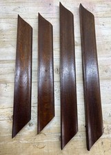 Antique Oak Picture Frame Moulding Edwardian Tiger Oak Dark wood  19 X 15 Inch