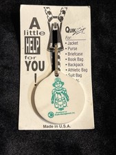 Waste Management Keychain Zipper Pull QuikZip Rare