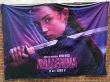 Cinema Banner: BALLERINA 2025 Ana de Armas Keanu Reeves Ian McShane