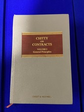 Chitty on Contracts 30th edition Vol 1 + 2 + Third Cumulative Supplement