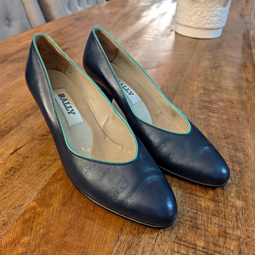 Vtg bally england navy - bally,