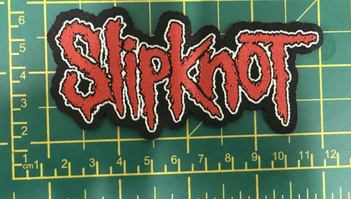 Slipknot logo cut out woven - logo,