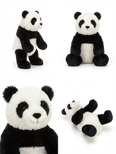 Cute panda soft plush stuffed - cute,