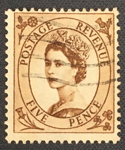 Qeii 1958 wilding sg578b - 5d,