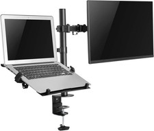 Monitor Arm with Laptop Tray