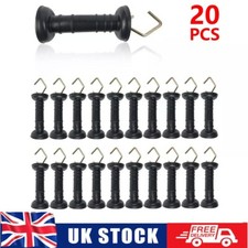 20x Heavy Duty Electric Fence Gate Handle Fencing Internal Spring Arch Hooks UK