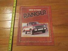 Ford Ranger Pickup Truck 1983