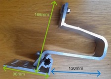 Solar Panel Roof Hook Pan Tiles Roof Tiles Aluminium x50