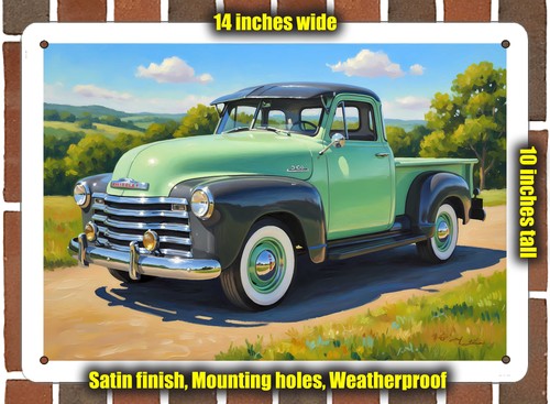 Metal sign 1953 chevrolet - sign,